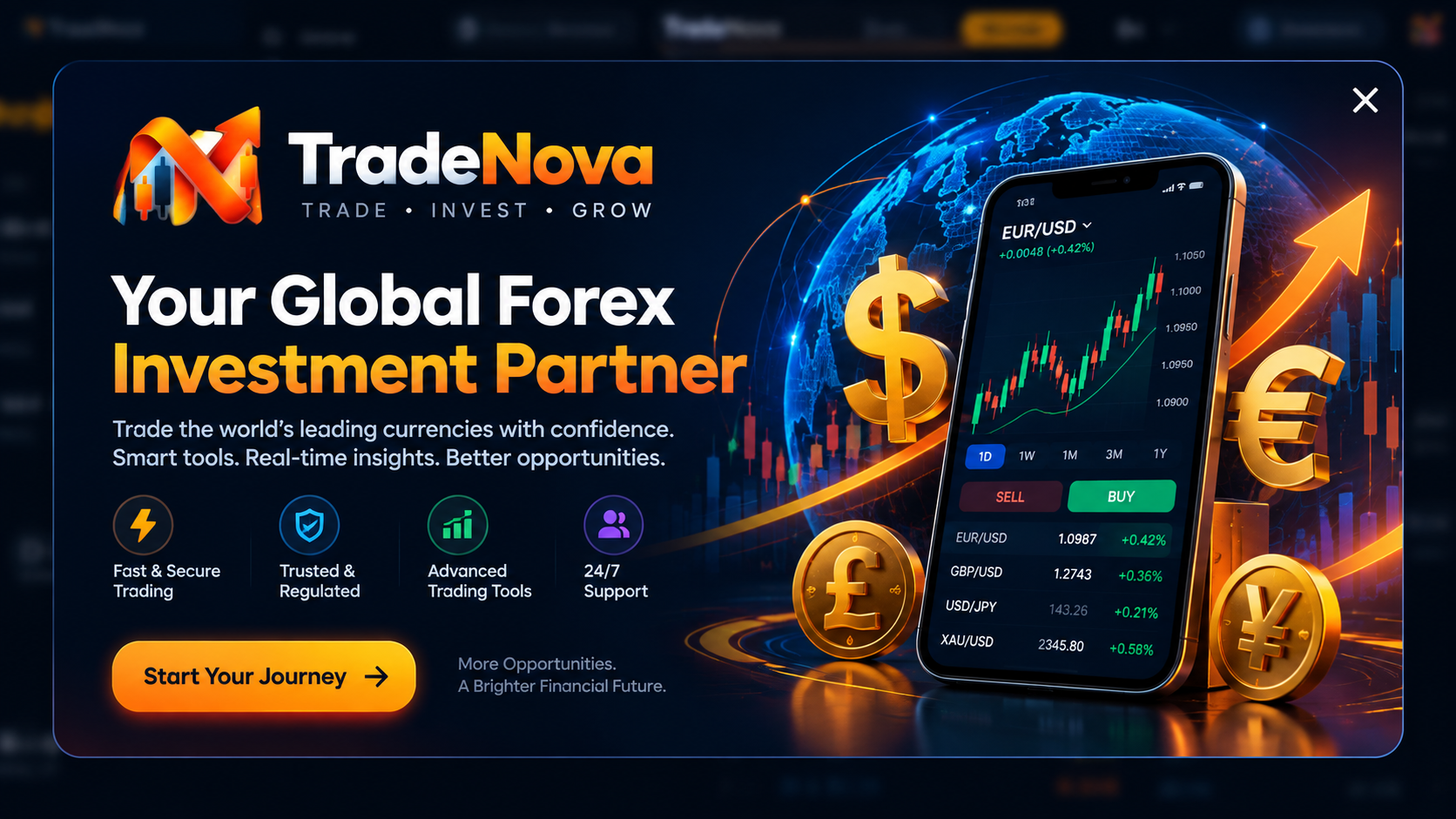 TradeNova — Your Global Forex Investment Partner